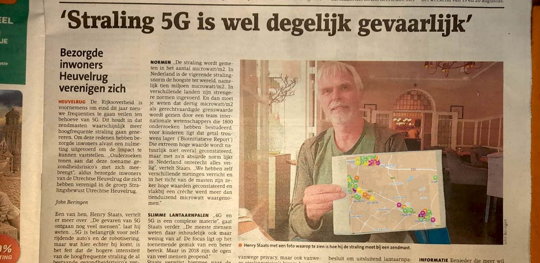 Interview with Henry Staats in de Stichtse Courant